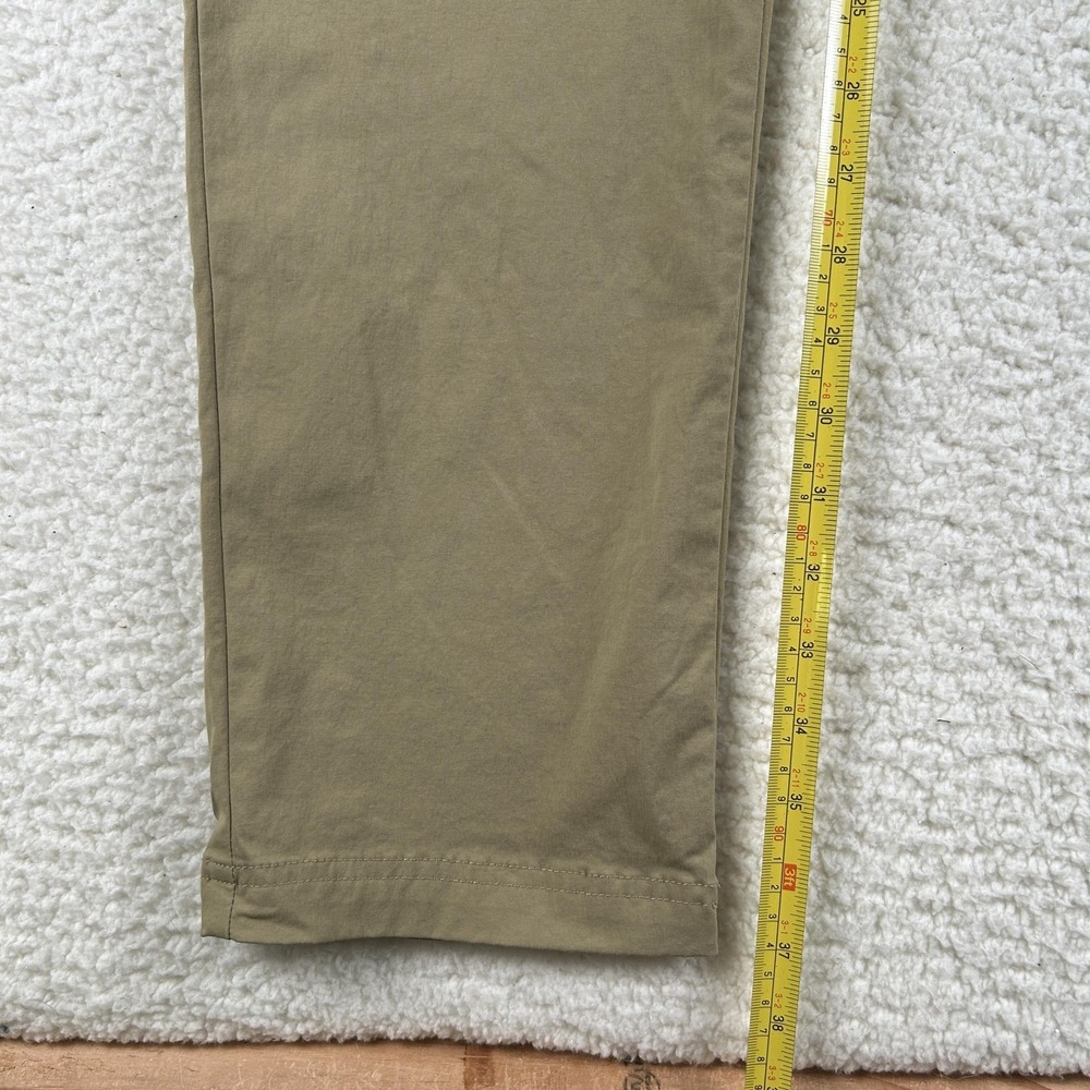 American Tall Pants Mens 34x38 Beige Lightweight Travel Nylon Stretch Khakis - Picture 13 of 15
